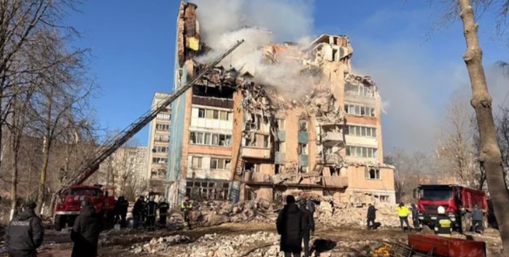 Урыстәылатәи арратә мчқәа Украина, Тернополь иҟоу аҩнеихагыла ду алахысраан иҭахаз рхыԥхьаӡара 25-ҩык рҟынӡа инаӡеит