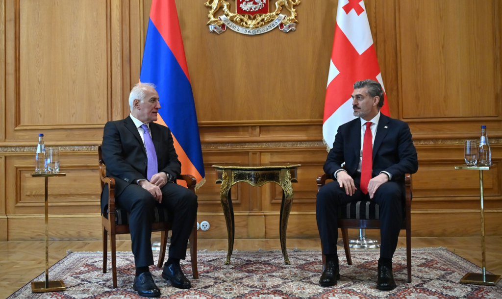 Ermənistan Prezidenti – Mixeil Kavelashvili ilə Ermənistan-Gürcüstan hərtərəfli ikitərəfli gündəliyini müzakirə etdim, ortaq məqsədlərimizə və dəyərlərimizə sadiqəm