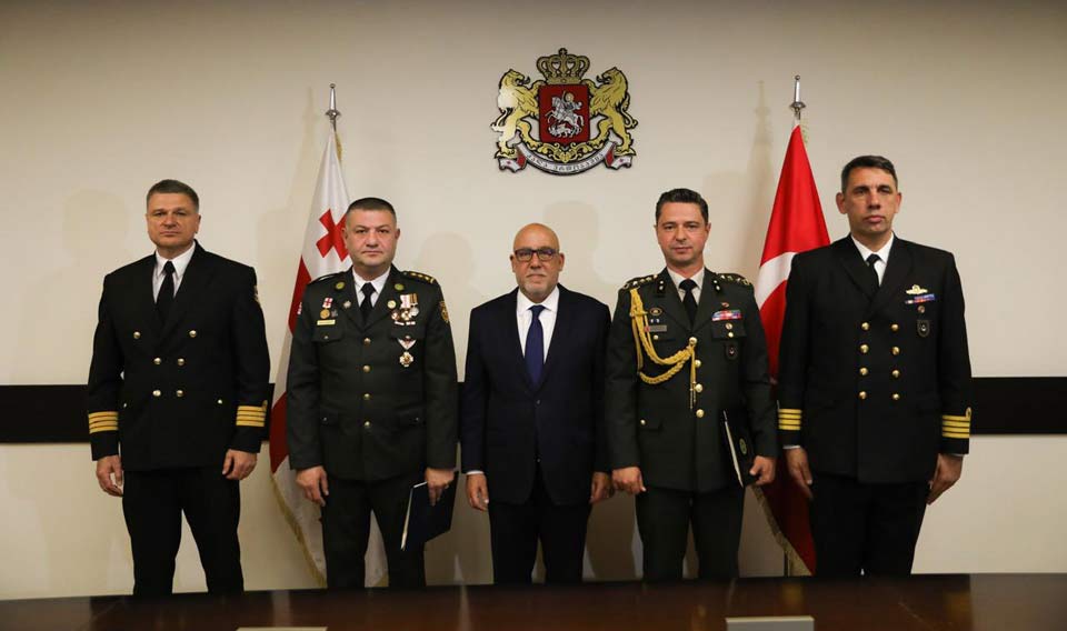 Head of Border Police meets with Turkish Ambassador to Georgia and Turkish Defence Attaché
