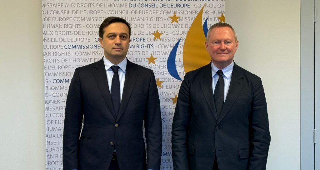 Georgian Public Defender meets CoE Commissioner for Human Rights