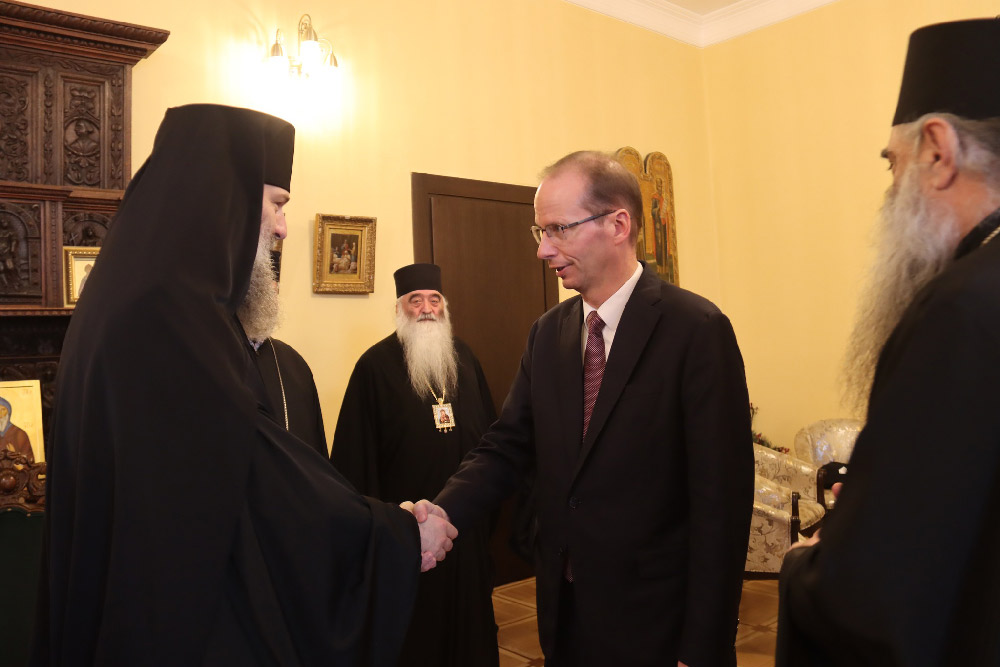 Patriarchate hosts acting U.S. Embassy’s Charge d’Affaires Alan Purcell