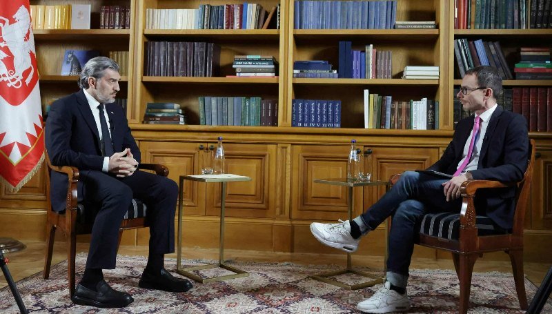President: Force behind protest has no interest in close relations between GD government and EU