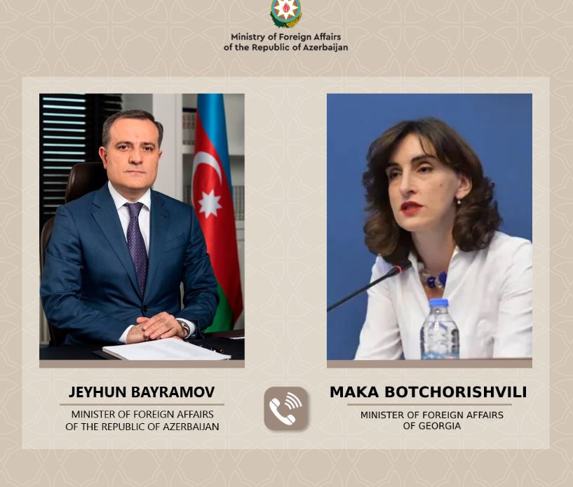 Азербайджаны æттаг хъуыдтæгты министрад Мака Бочъоришвили æмæ Джейхун Байрамовы телефонон ныхасы фæдыл информаци парахат кæны