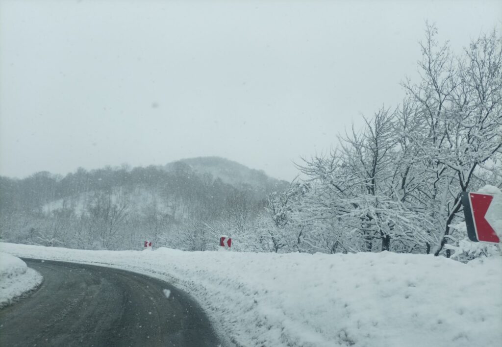 Traffic restrictions imposed on certain roads across Georgia due to heavy snowfall
