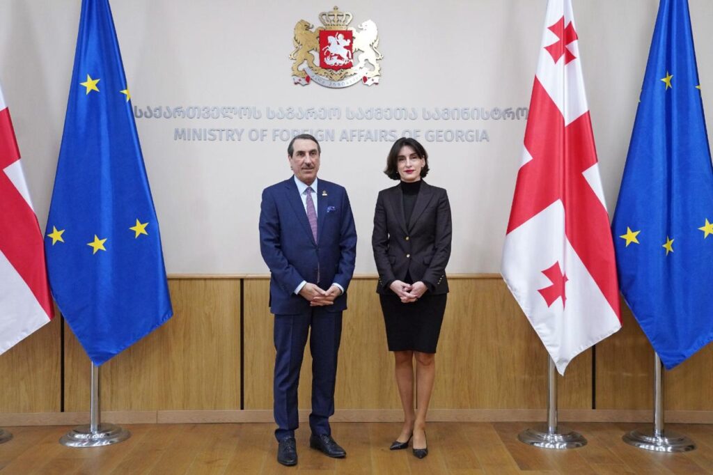 FM Botchorishvili holds introductory meeting with Ambassador of Qatar