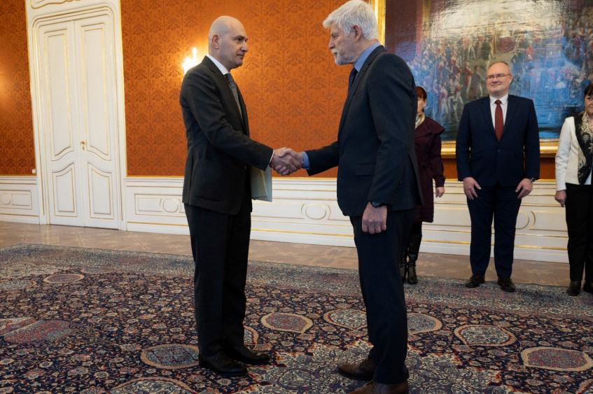 Georgian Ambassador presents credentials to Czech President