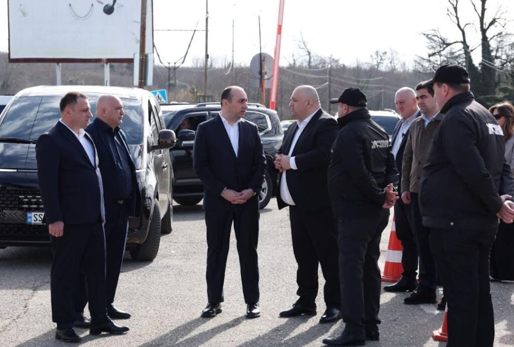 Interior Minister visits police units near Abkhazian occupation line