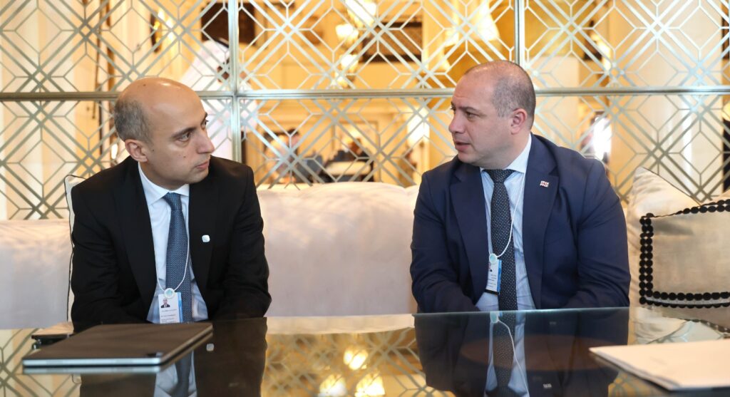 Գիվի Միքանաձեն հանդիպում է ունեցել իր ադրբեջանցի գործընկերոջ հետ միջկառավարական գագաթնաժողովի շրջանակներում