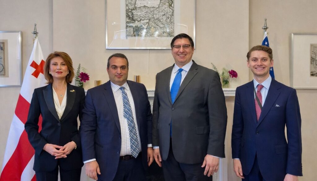 Америка иҟоу Қырҭтәыла ацҳаражәҳәаҩ Ҭамар Талиашвили  Америка Аҳәынҭқарратә департамент ахаҭарнакцәа дырҧылеит 