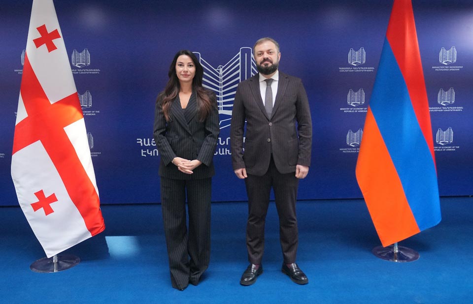 Մարիամ Քվրիվիշվիլին հանդիպել է ՀՀ էկոնոմիկայի նախարար Գևորգ Պապոյանի հետ
