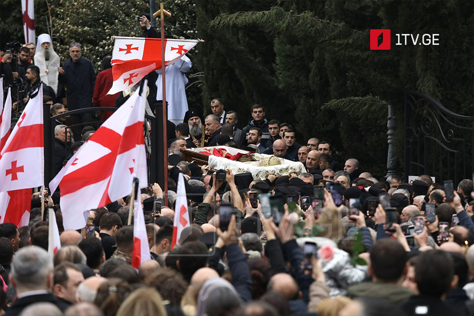 Catholicos-Patriarch of All Georgia Ilia II laid to rest at Sioni Cathedral [Photo/Video]