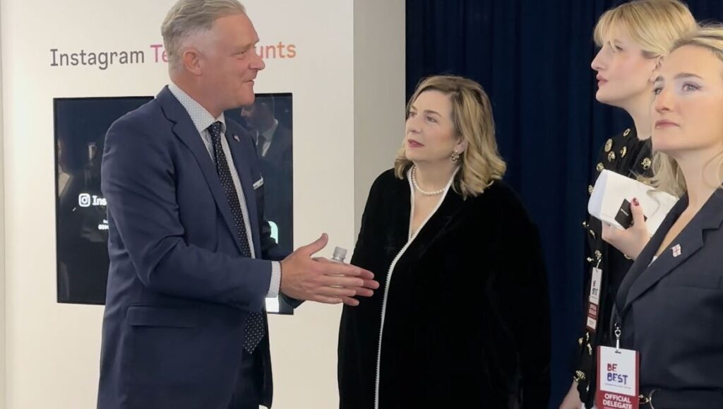 Georgia's First Lady visiting Washington at Melania Trump's personal invitation