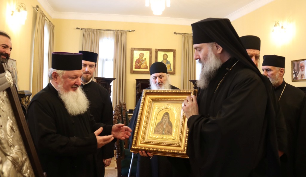 Metropolitan Shio hosts Romanian Orthodox delegation at Patriarchate