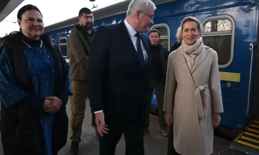 Kaia Kalas Kiyevə səfər edib