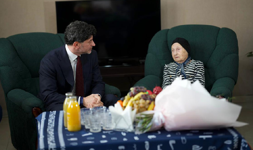 Tbilisi Mayor congratulates Mariam Bebiashvili on her 101st birthday