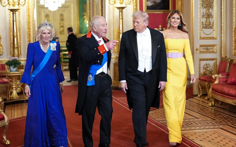 Donald Tramp - Məmnuniyyətlə bildirirəm ki, Birləşmiş Krallığın Kralı və Kraliçası ABŞ-a səfər edirlər, kral ilə görüşü səbirsizliklə gözləyirəm, ona böyük hörmətim var