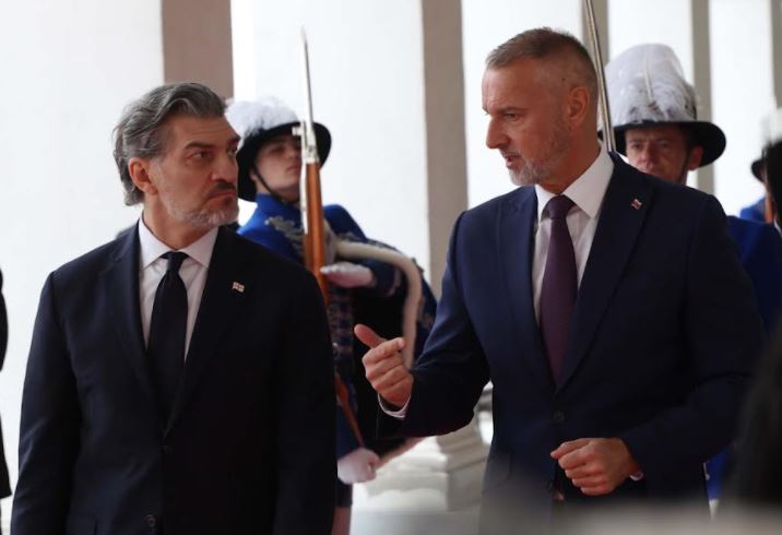 Georgian President hosted by Slovak National Council Chairman