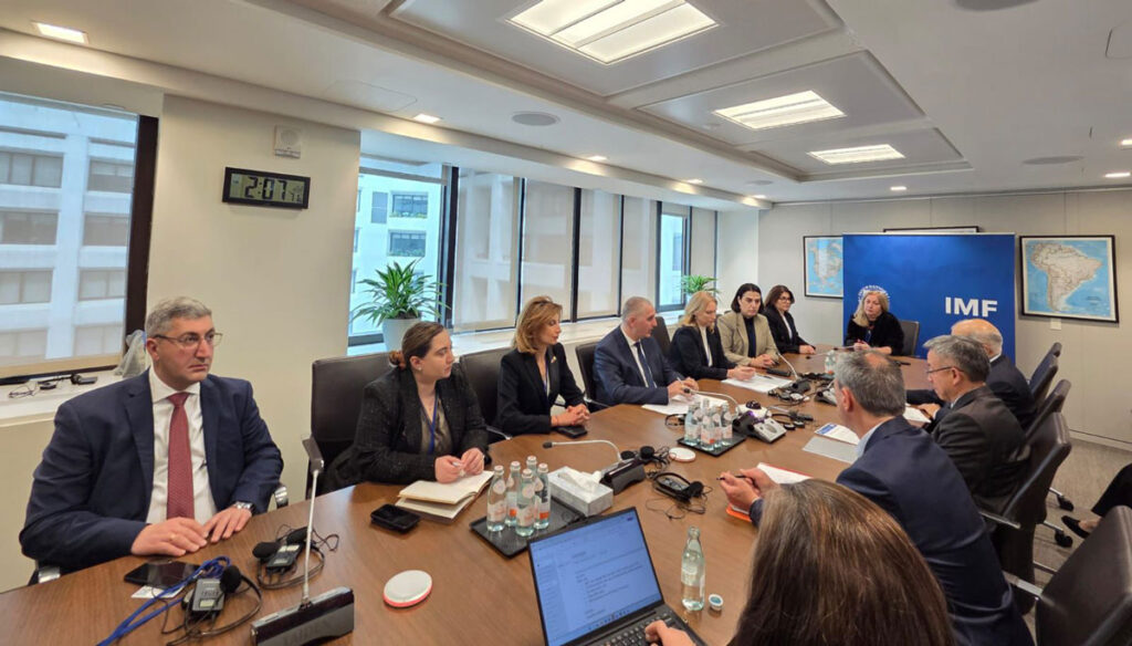 NBG President, Finance Minister meet IMF Deputy Managing Director