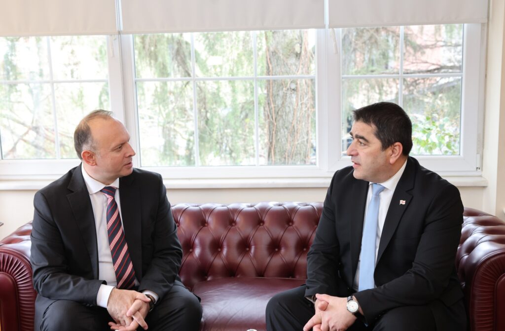Speaker Papuashvili meets Assembly President of North Macedonia