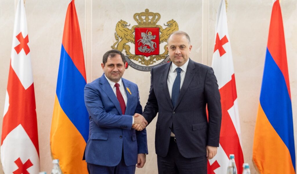 Armenian Defence Minister arrives in Tbilisi