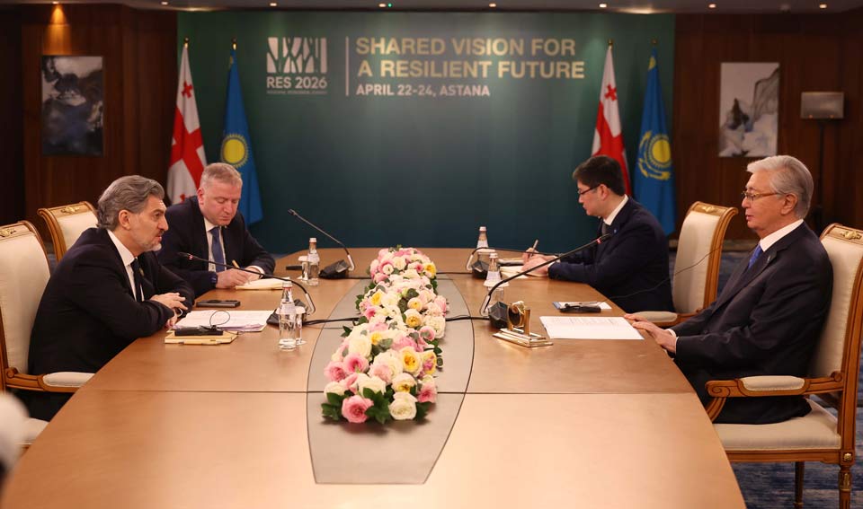 President Kavelashvili meets Tokayev in Astana