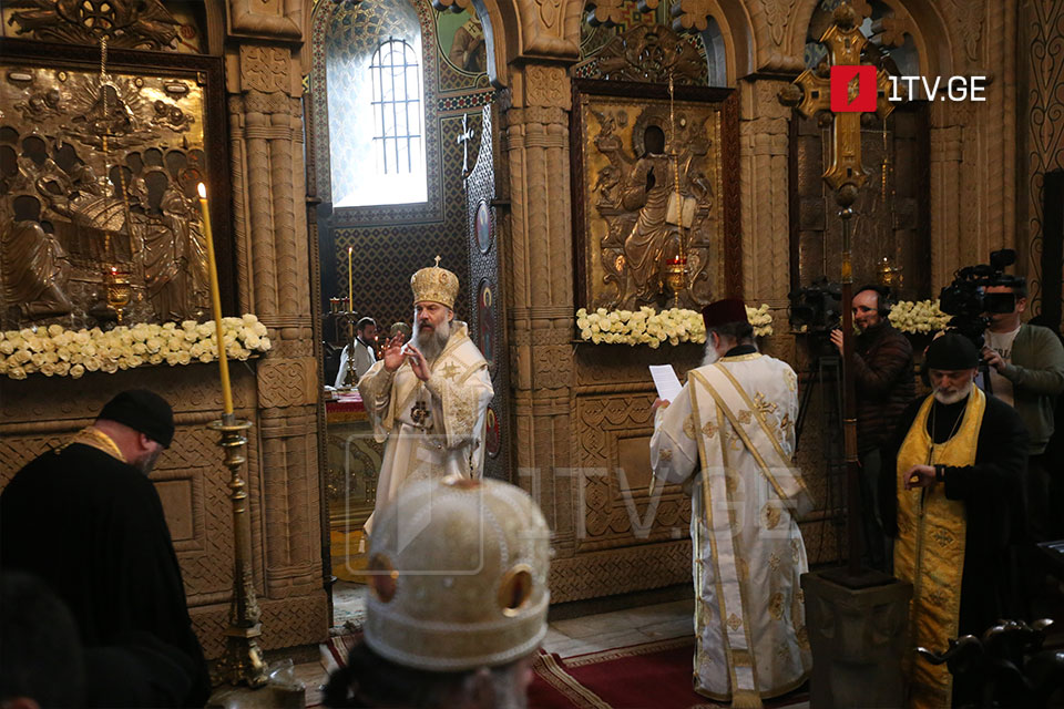 Sioni məbədində dini mərasim [Foto]