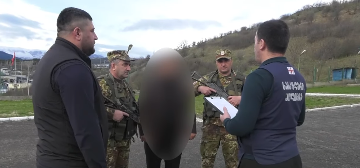 Border Police apprehend two individuals for illegally crossing Georgian border