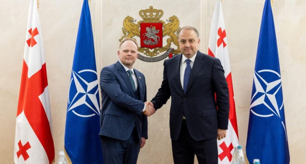 Defence Minister meets newly appointed NATO Secretary General’s Special Representative for  Caucasus and Central Asia