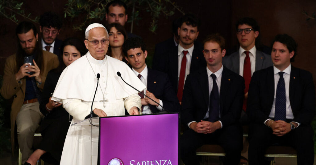 Roma Papası - Gərginliyi gücləndirən, diplomatiyaya olan inamı məhv edən və elitaları varlandıran silahlanmanı müdafiə adlandırmayaq