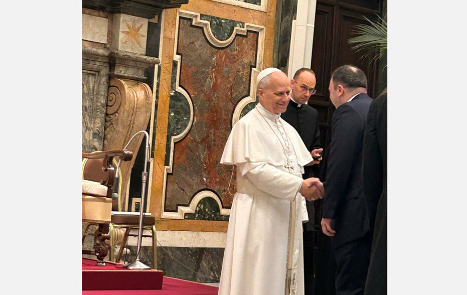 Nikoloz Samxaradze Roma Papası və Vatikanın dövlət katibi ilə görüşüb