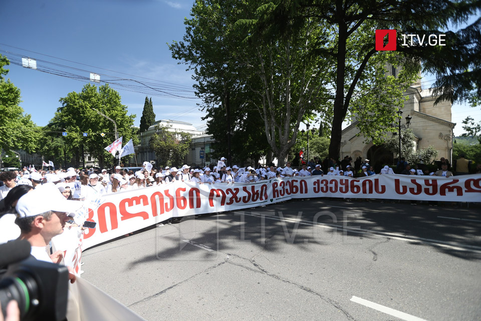 В Тбилиси проходит праздничная процессия по случаю Дня святости семьи и уважения к родителям