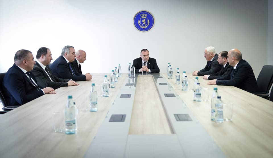 Maliyyə Nazirliyinin İstintaq Xidmətinin rəisi Kvemo Kartli və Kaxeti regional bölmələrinin əməkdaşları ilə işgüzar görüşlər keçirib