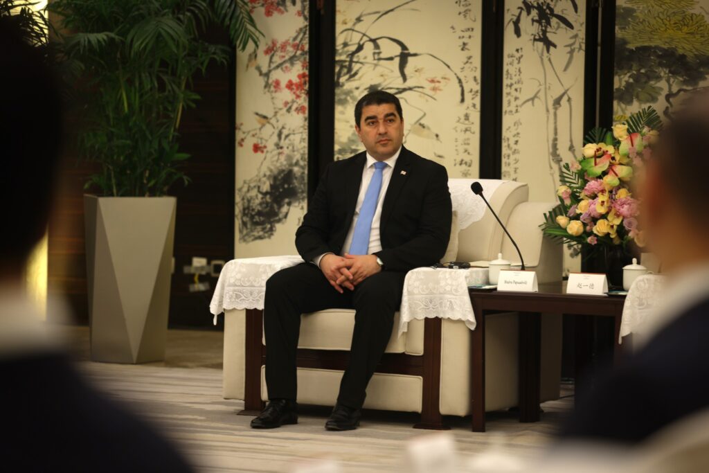 Speaker highlights Georgia’s role in Silk Road and current significance in Middle Corridor, emphasising strategic partnership with China
