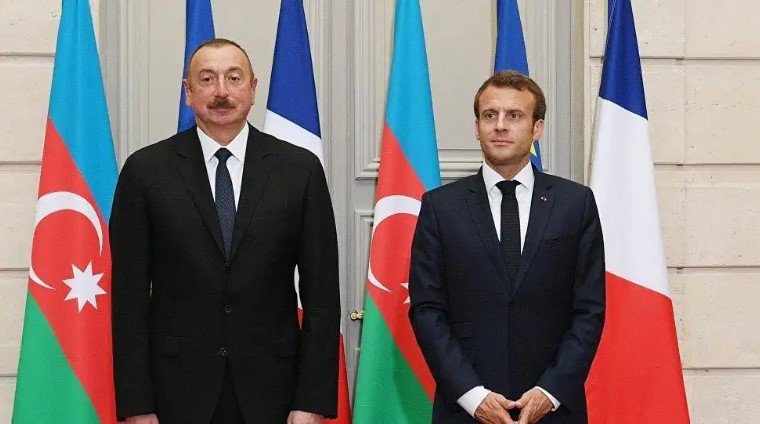 Emmanuel Macron ilə İlham Əliyev arasında telefon danışığı baş tutub