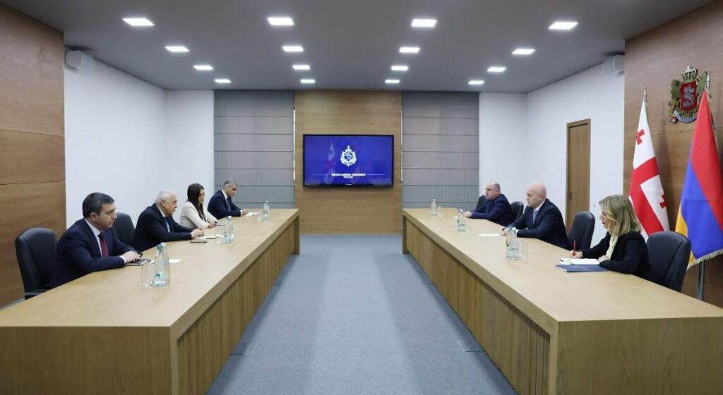Sulxan Tamazaşvili Ermənistanın səfiri ilə tanışlıq xarakterli görüş keçirib