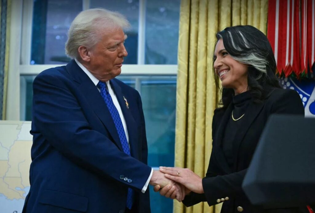 Donald Tramp - Təəssüf ki, mükəmməl fəaliyyətdən sonra Tulsi Qabbard iyunun 30-da administrasiyanı tərk edəcək və onun vəzifəsini müvəqqəti olaraq müavini Aaron Lukas icra edəcək
