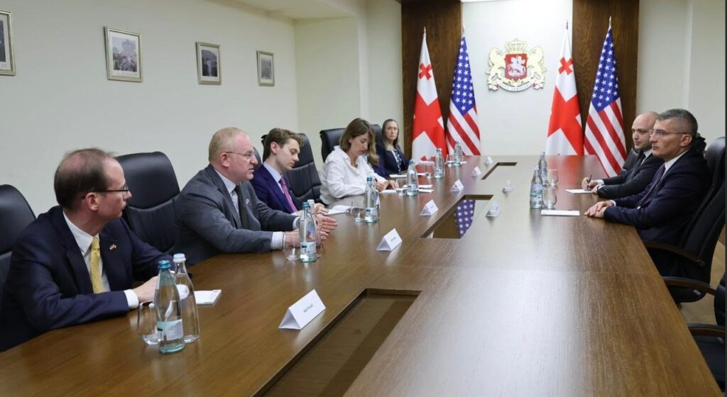 Mamuka Mdinaradze Amerika Birləşmiş Ştatlarının Dövlət Departamentinin nümayəndələri ilə görüşüb