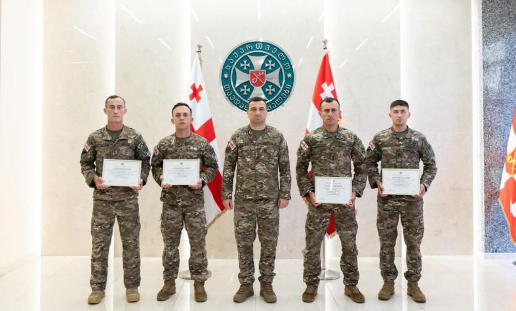 Awarding ceremony held at General Headquarters of Defence Forces