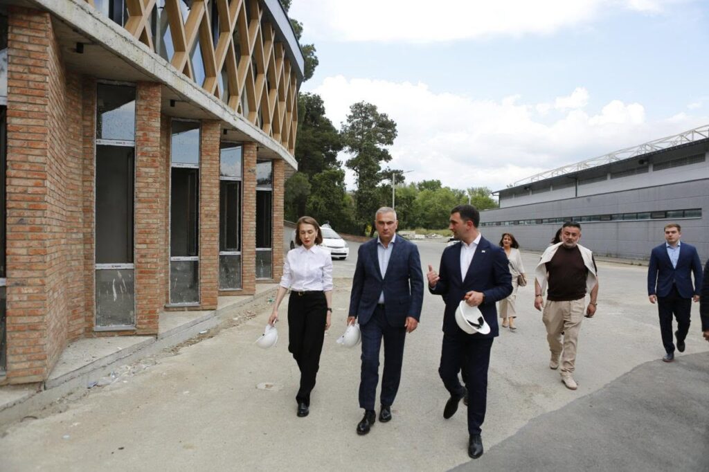 Minister of Justice inspects construction of Public Service Hall in Mtskheta