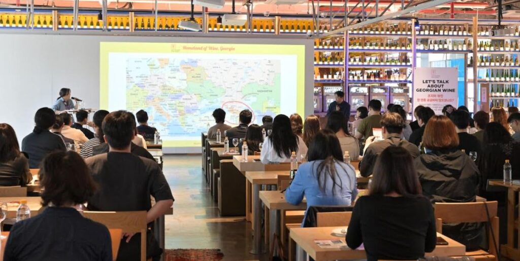 Georgian wine presented in Seoul