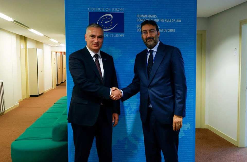 Justice Minister discusses cooperation with CoE Human Rights chief