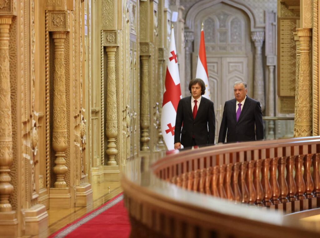 Georgian PM Meets President of Tajikistan