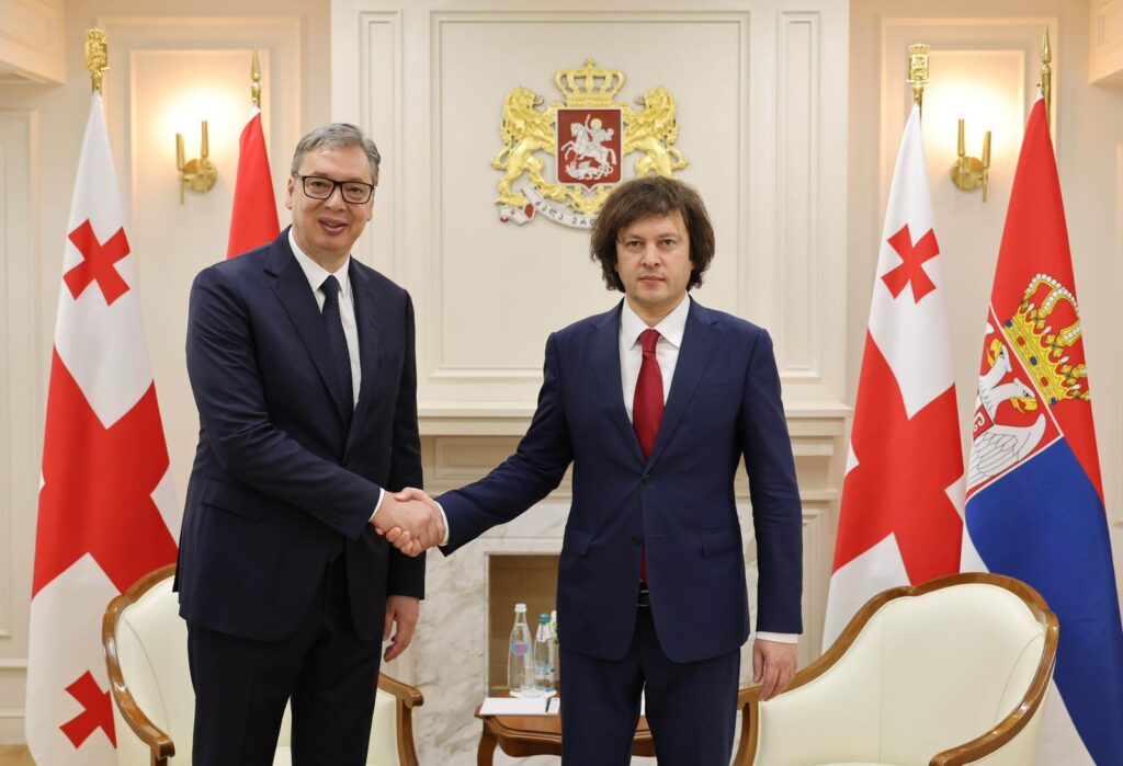 Serbian President thanks Georgian PM: I am deeply impressed by your country’s rapid advancement and progress