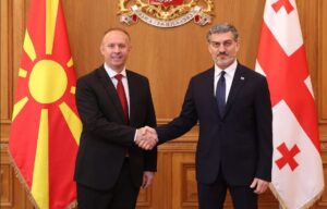 Միխեիլ Ղավելաշվիլին հանդիպել է Հյուսիսային Մակեդոնիայի Հանրապետության Վեհաժողովի նախագահ Աֆրիմ Գաշիի հետ