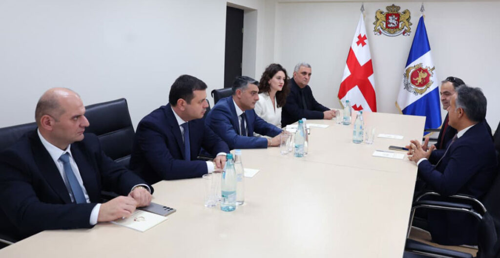 Važa Siradze İstanbul Polis Departamentinin direktoru Türkiyə səfirliyinin müşavirləri ilə görüşüb