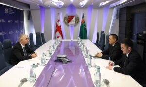 Լաշա Խուցիշվիլին հանդիպել է Թուրքմենստանի նախարարների կաբինետի փոխնախագահի հետ