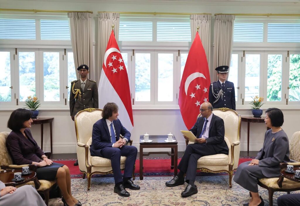 PM Kobakhidze reaffirmed long-standing friendship with Singapore in meeting with President Shanmugaratnam