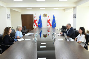 Միխեիլ Սարջվելաձեն հանդիպել է Վրաստանում Ավստրալիայի դեսպանատան առաջին քարտուղար և հյուպատոս Ջենիֆեր Քինգսմանի հետ