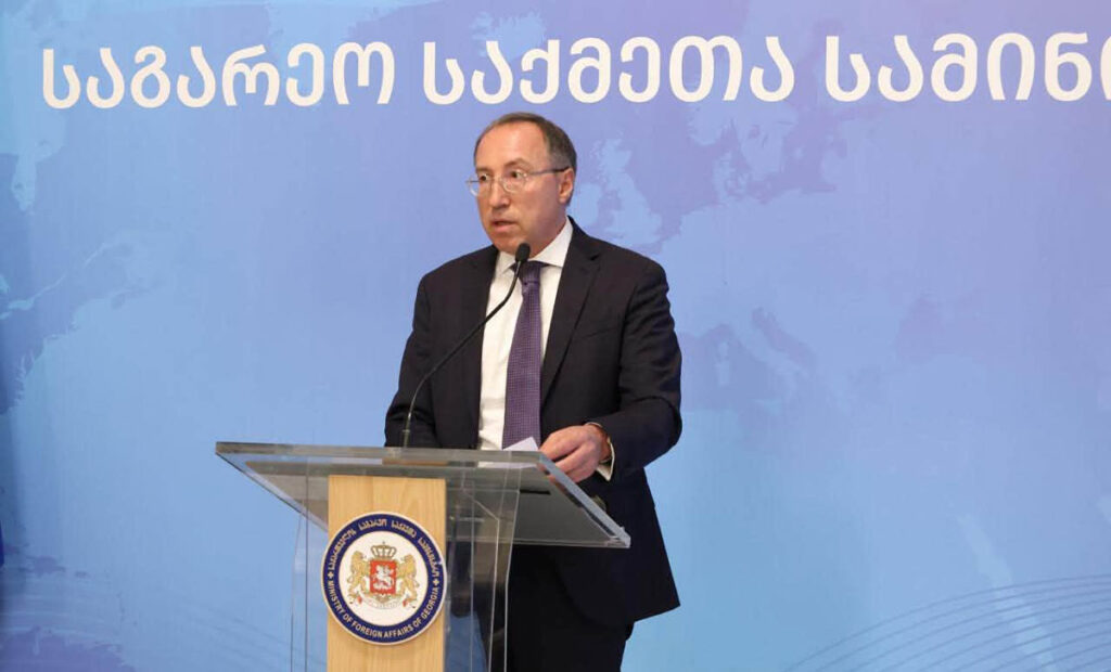 Xarici işlər nazirinin birinci müavini Giorgi Zurabaşvili Tbilisidə akkreditə olunmuş diplomatik korpusun nümayəndələri ilə görüşüb
