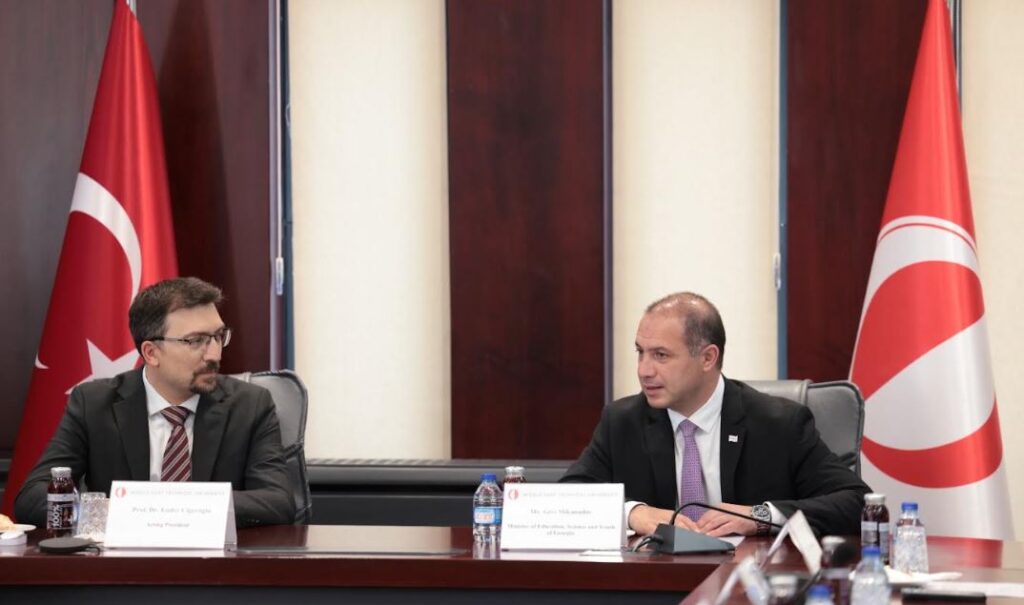 Education Minister discusses strengthening cooperation with Middle East Technical University in Ankara
